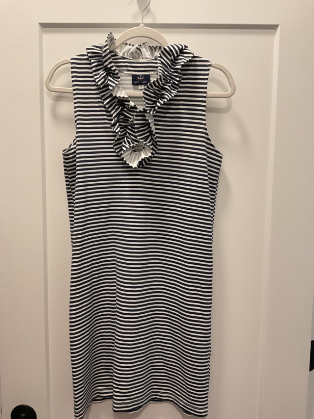 Sailor - Sailor Ruffled Neck Sleeveless Dress Small - Picture 2 of 4